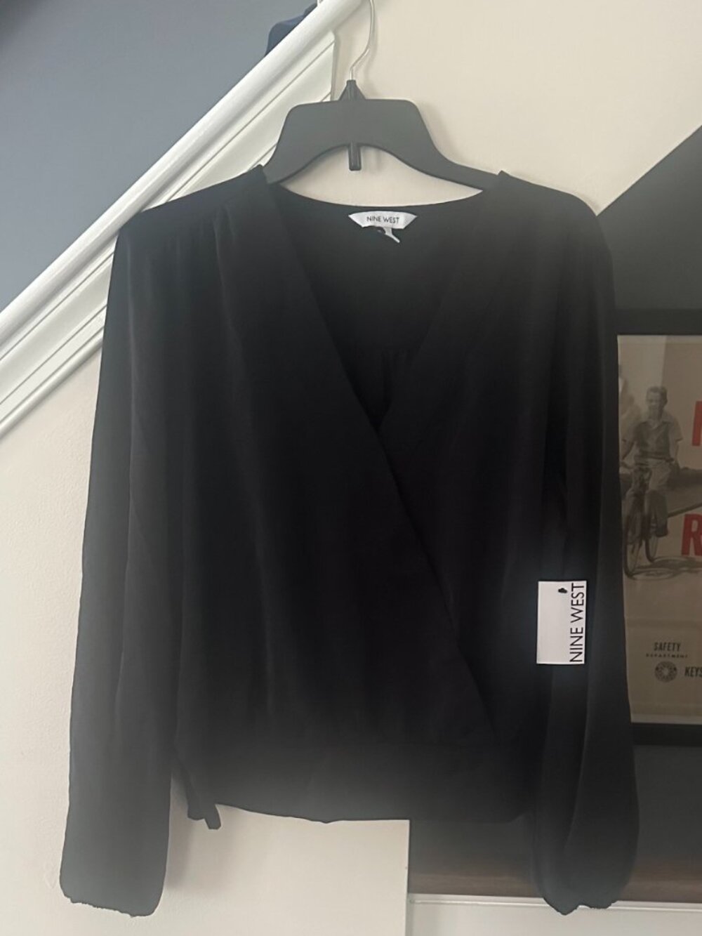 Nine West Faux Wrap Blouse – NWT – Size XL
